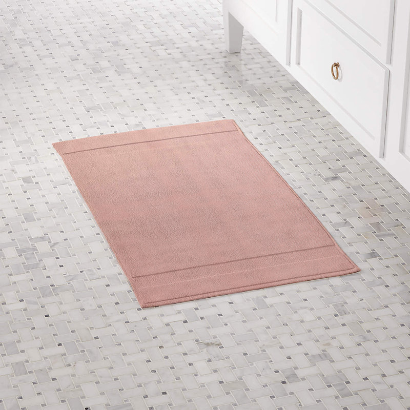 Tapis pour salle de bain Chyrisse, Rose poussière