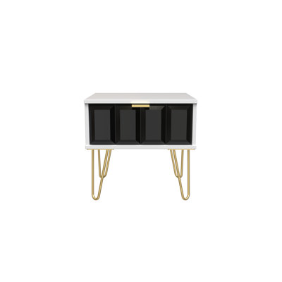 Allem 1 Drawer Bedside Cabinet (Ready Assembled)