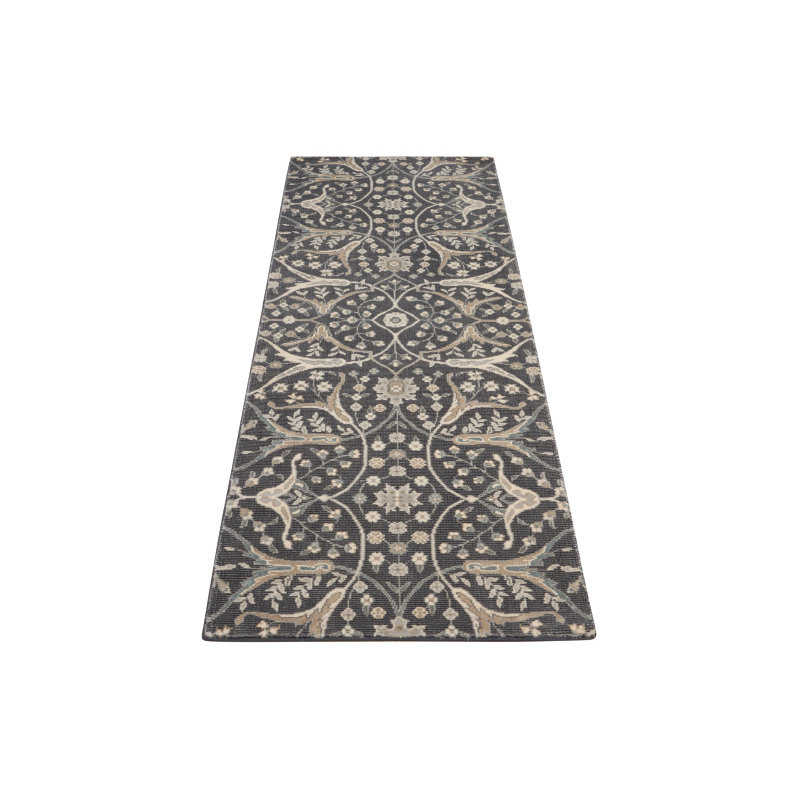 Mahika Viscose Abstract Indoor Rug, Runner 2'3" x 8'