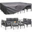 Aluminum Patio Furniture Set With Waterproof Cover-201318972