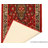 Custom Size Runner Rug Red Oriental Medallion Slip Resistant Backing Low Pile Rug Runners By Feet-1848011169
