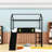 Twin Size Metal Loft Bed With Slide And Writing Board-471501934