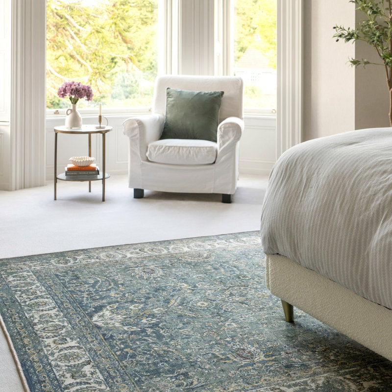 Tathiana Vintage Look Cotton Washable Area Rug, 200cm x 290cm