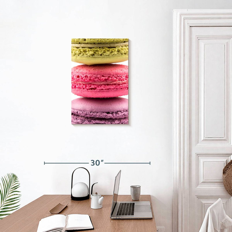 Yarlin Three Macarons, 24" H x 16" W