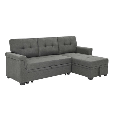 86'' Upholstered Pull-Out Sofa Bed