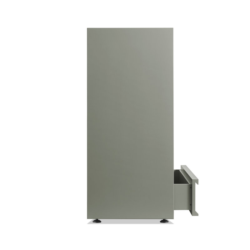 Superchoice 5 Drawer Dresser, Gray Green