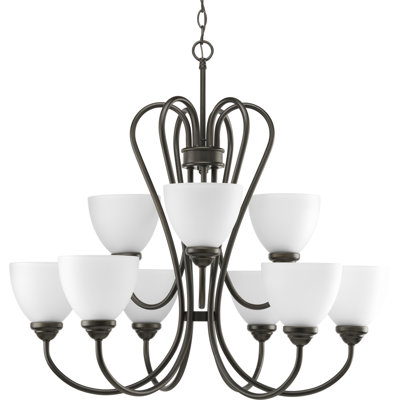 Yakubu 9 - Light Dimmable Tiered Chandelier