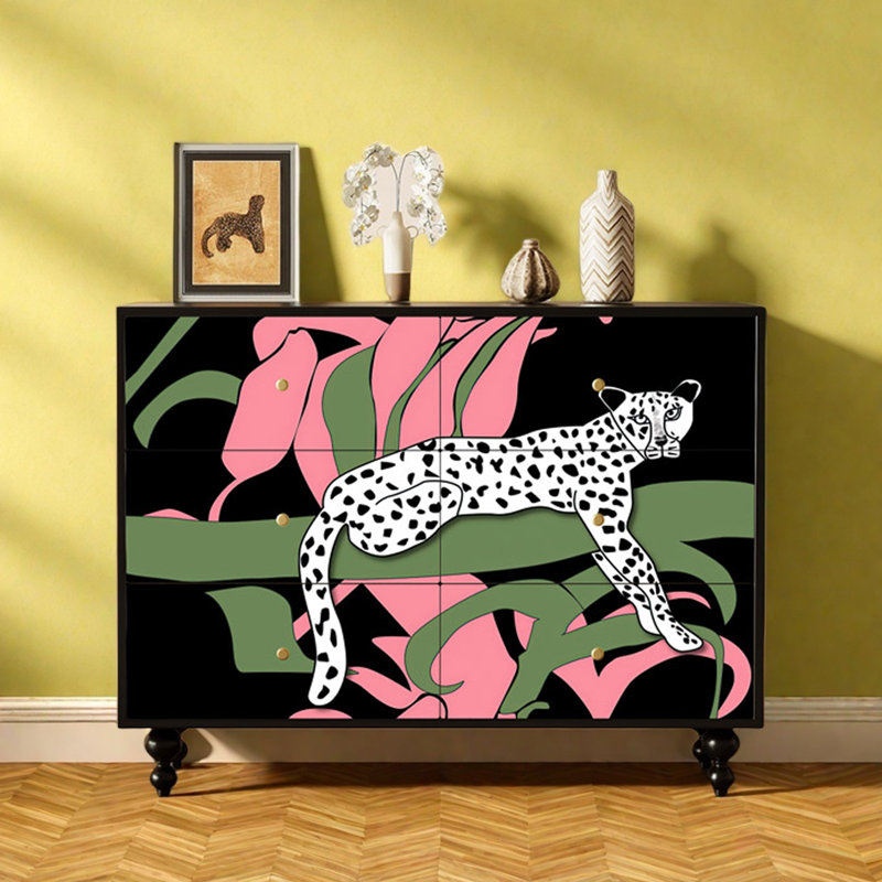 Commode d'appoint 6 tiroirs Modern