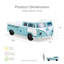 Lit simple Bobby Retro Bus avec lumières DEL-104189162