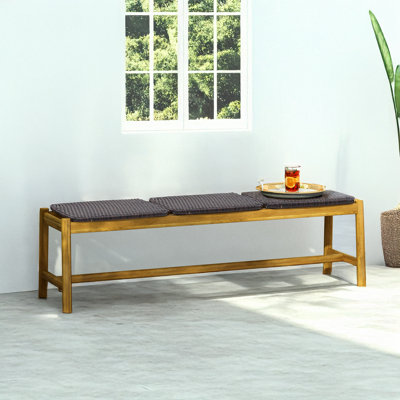 Banc en bois d'acacia 3 places