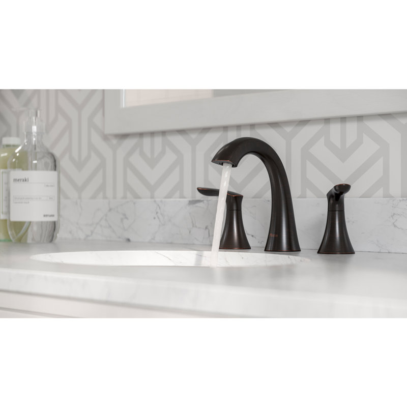 Robinet de salle de bain central avec drain Weller, Bronze toscan
