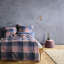 Lech Chequered Duvet Cover Set with Pillow Shams Included