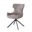 Ensemble de 2 fauteuils d'appoint en cuir et cuir noir Finsh