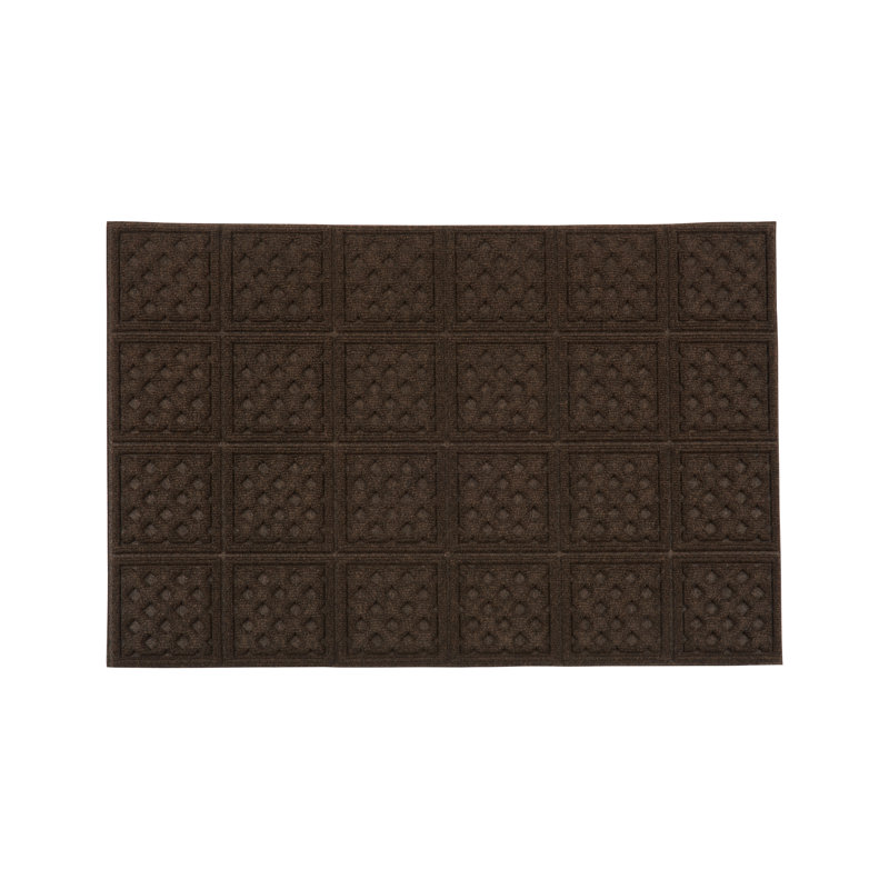 Starbuck Non-Slip Outdoor Doormat, Walnut, Rectangular 2' x 3'