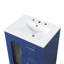 Meuble-lavabo 24 po avec lavabo, meuble-lavabo avec deux tiroirs et porte, tablette réglable, bois massif et panneau de fibres à densité moyenne-117193349