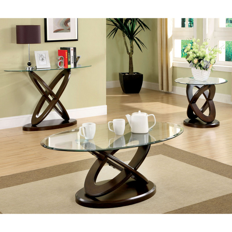 Ensemble de tables basses 3 pièces Ronks