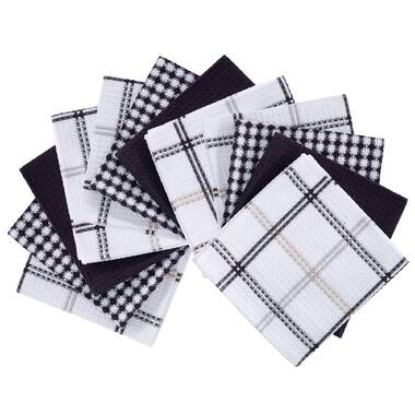 KitchenAid Stripe Gingham Dual Purpose Kitchen Towel 3-Pack Set