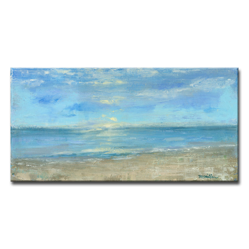 «Morning View» par Dana McMillan, reproduction sur toile tendue, H 12 po x l 24 po x 1,5 po