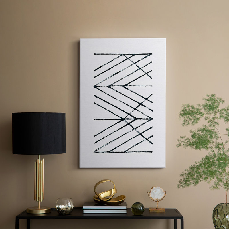 Geometric Meditation II - galerie sur mesure, H 18 po x l 12 po