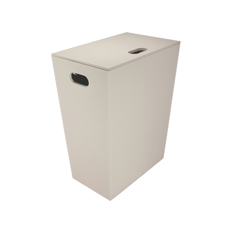 Wood Laundry Hamper with Handles, Tortora, Large (24" H x 18.9" W x 11.8" D) 