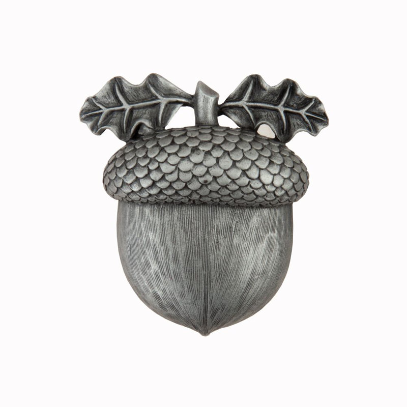 Acorn Cabinet Knob, Antique Pewter