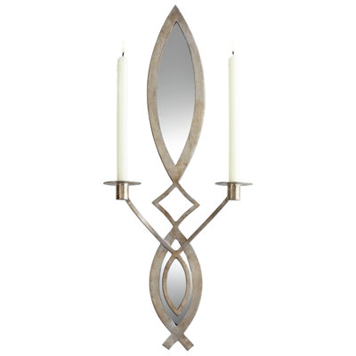 Exclamation 28'' H Iron Wall Wall Sconce