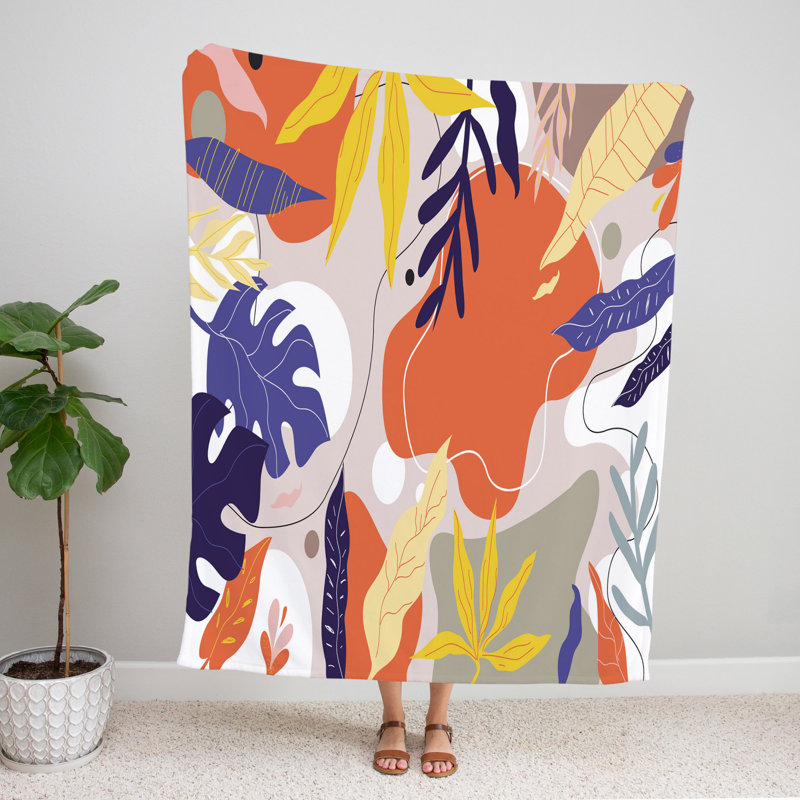 Throw Blanket, 51" W x 60" L