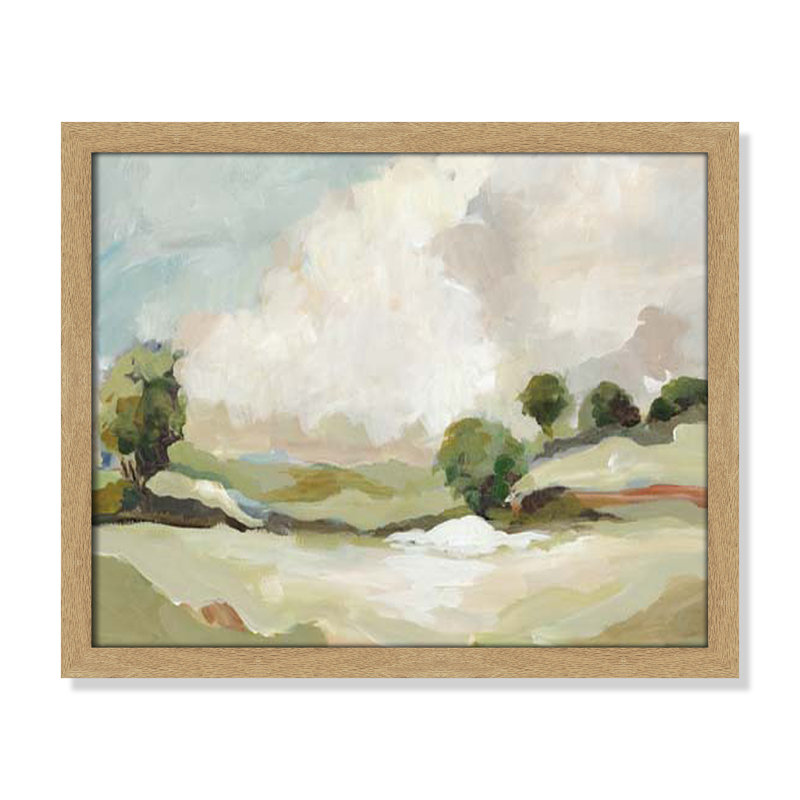 Pastoral Land " Pastoral Land " by Allison Pearce, 16" H x 19" W x 1.25" D, Brown