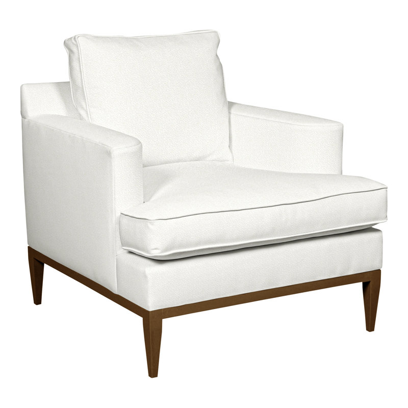 Camilla Armchair, Kempsey Sheepskin, Dove Gray