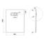 Staples Stone Standard Shower Tray - White-1433931807