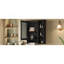 Armoire de salle de bain 3 en 1, armoire à pharmacie murale de 24 pouces avec tablette réglable et barre de tour, miroir haute définition avec rangement pour meuble-lavabo-129602150