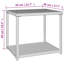 Linaya Rectangular Outdoor Side Table , 55cm cm W 45cm cm D-1075226799