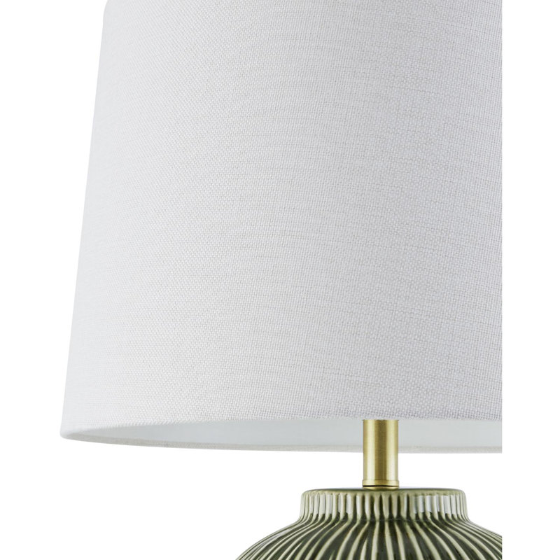 Pilypas Table Lamp, Beige, Green