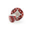 Mandala Red Porcelain Espresso Cup and Saucer