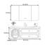 Armoire de salle de bain simple et moderne de style crème-106443486