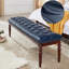 Banc en cuir bleu de style moderne pour chambre à coucher et vestibule bleu-836661871