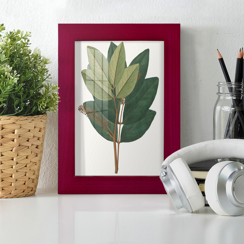 Fall Foliage IV, reproduction d'art encadrée, Rouge, H 7 po x l 5 po x P 1 po