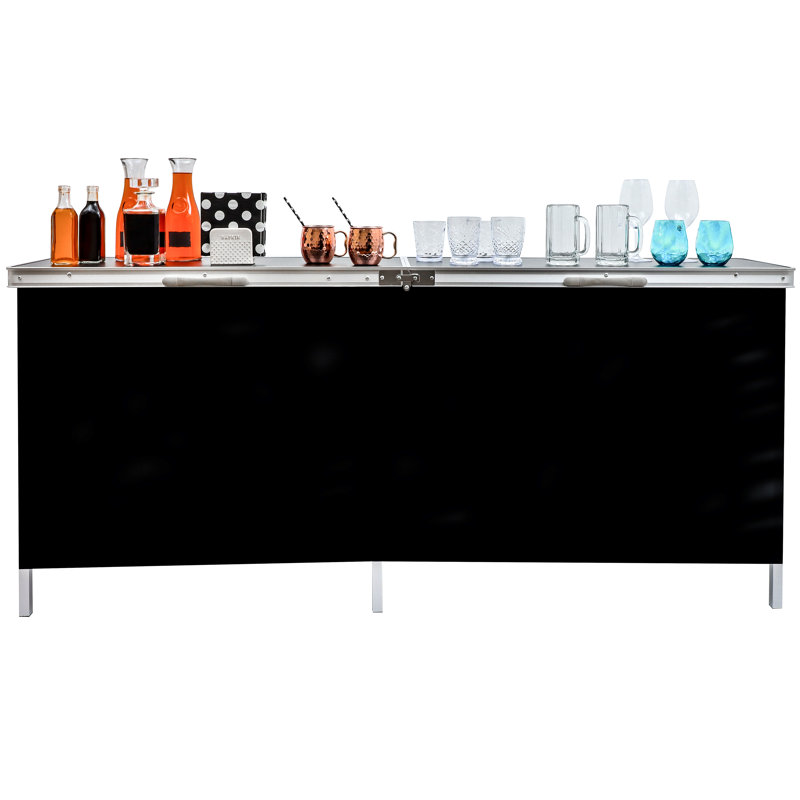 Guerrera Rectangular Yes Outdoor Bar Table , 80 " W 16 " D