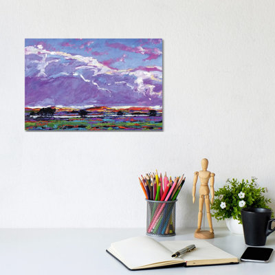 " New Mexico Landscape II " by Patty Baker Painting Print