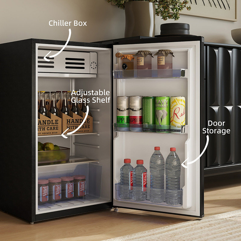 CLIY Mini Fridge, Black