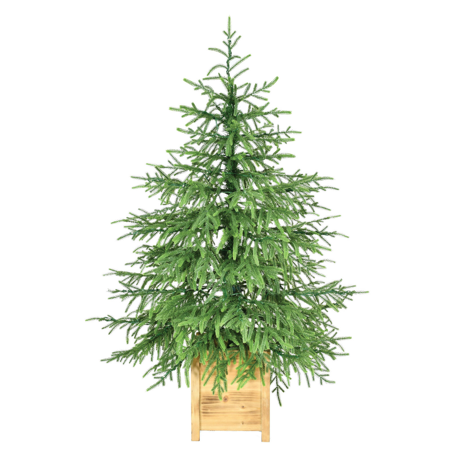 Potted Artificial Christmas Porch Tree