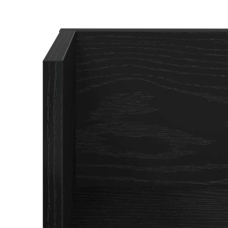 18-20 Wall Mounted Shelf, 16.5cm H x 75cm W x 16.5cm D, Black