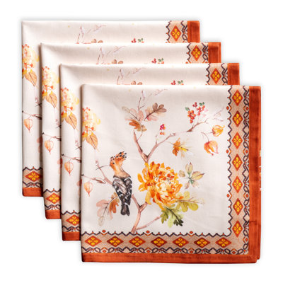 Maison d'Hermine Kelim - Prairie 100% Cotton Napkins - 20" x 20"