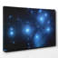 The Pleiades Star Cluster Space Photographic - Wrapped Canvas-19095094
