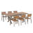Outdoor Dining Freedom With A Flexible Set Including Six Chairs And A Table-894042482