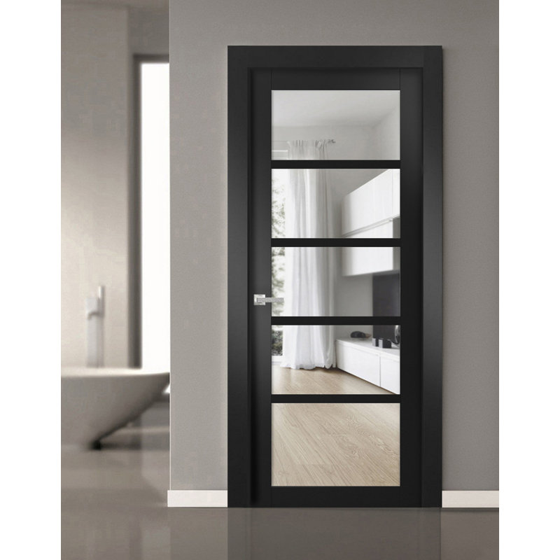 Porte standard en bois massif Quadro, 18 po x 84 po