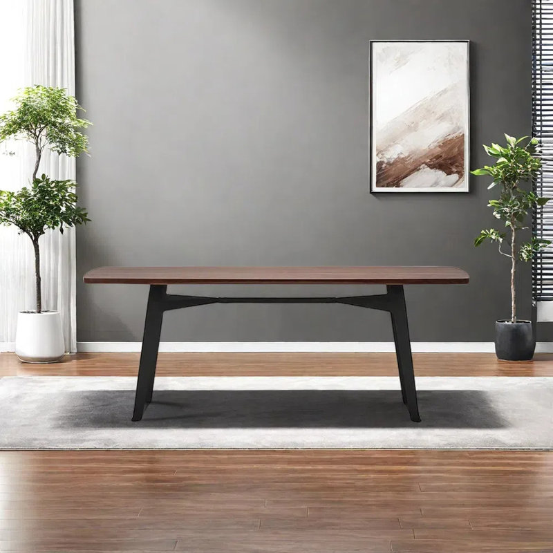 Table de salle à manger Vintage, H 29,52 po x L 78,74 po x l 37,4 po