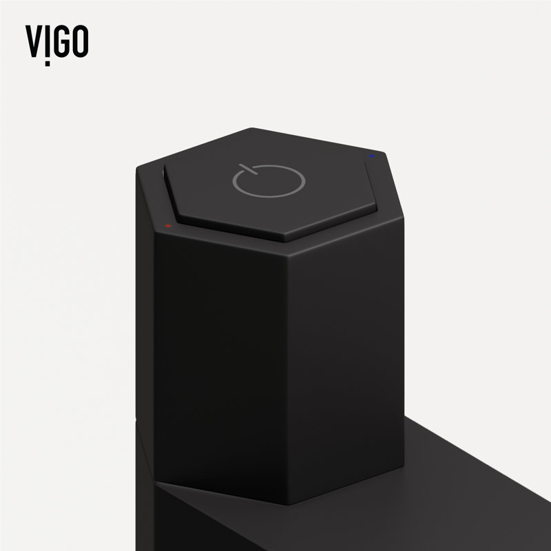 Nova 8" H Single Handle Single Hole Bathroom Faucet, Matte Black