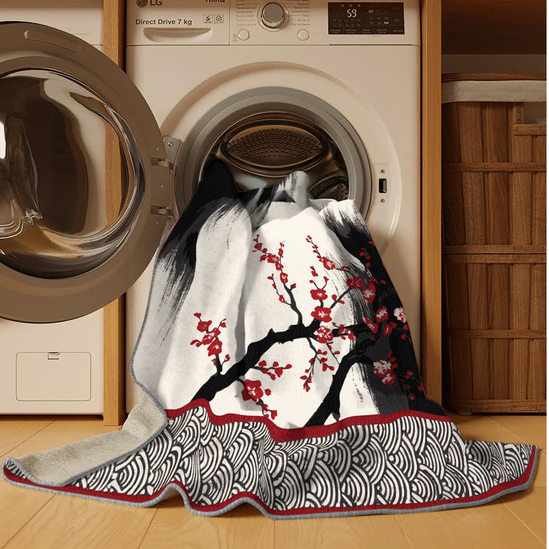 Velvet Waves Rug, Rectangle 6' x 9'