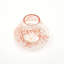 Bougie en cire parfumée Dreamy Splutter avec parfum orange, vase en verre fait à la main